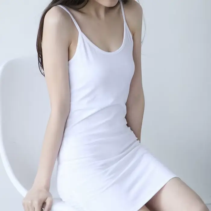 Mini robe Camisole Sexy à bretelles Spaghetti pour femmes, moulante, Club, couleur unie, robes de so