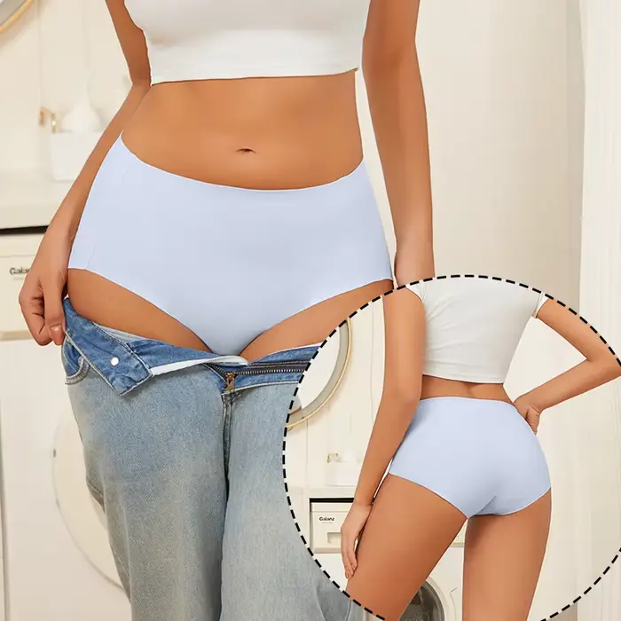 FINETOO Sexy bezšvové pohodlné jemné intímne dámske nohavičky ženy