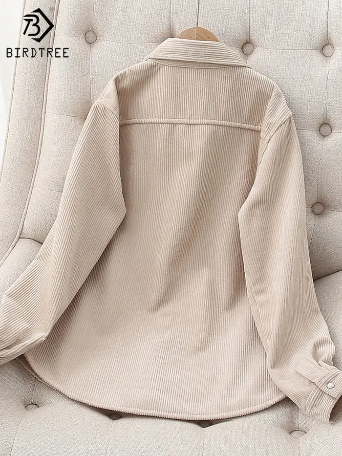 Chemises unies en velours épais, chemisiers et hauts chauds d'hiver pour femmes, nouvelle veste chem