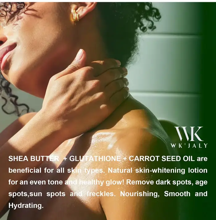 WK JALY Zosvetľujúce telové mlieko Glow Booster s glutatiónom