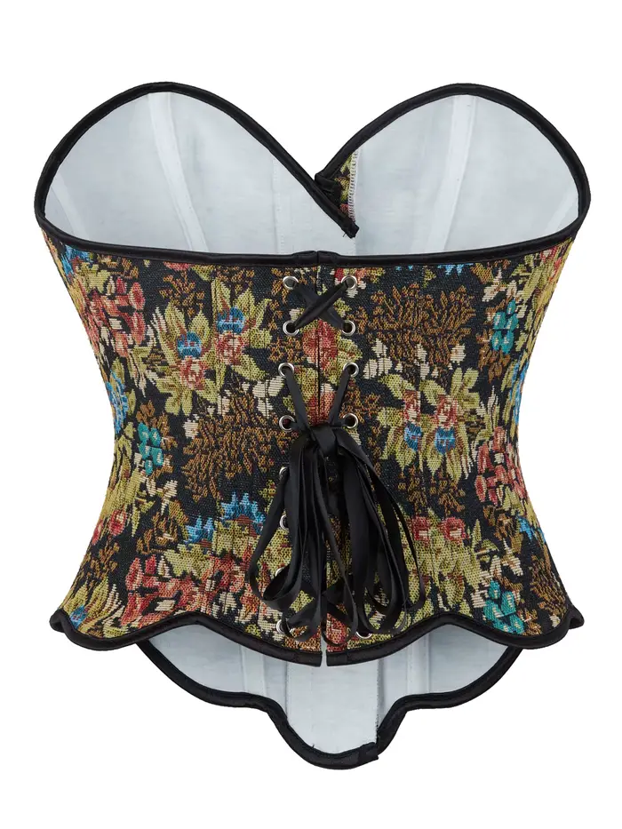 Fishbone korzet pre ženu elegantné bez ramienok bez čipky žakárový dizajn sexy pet