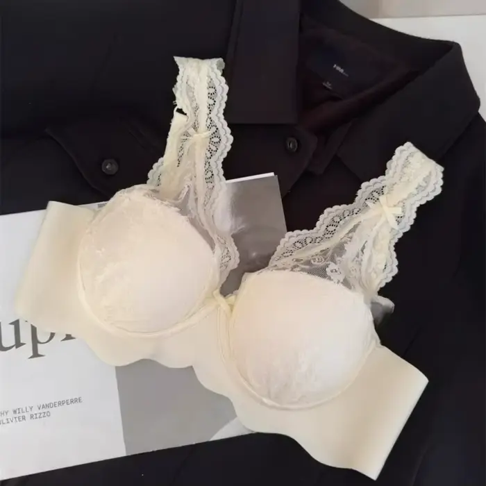 Sexy push-up pletená nylonová polyesterová podprsenka pre pohodlie žien a optimálnu podporu každodenných a špeciálnych príležitostí