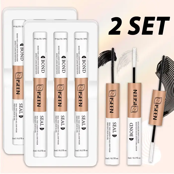 Colle pour cils individuels Bond and Seal 2 en 1, tenue super forte, extension de cils longue durée,