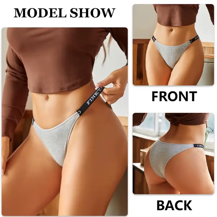 Jemné pletené bavlnené nohavičky pre ženy, moderný dizajn, bezkonkurenčný komfort, elegantná a obklopujúca intimita