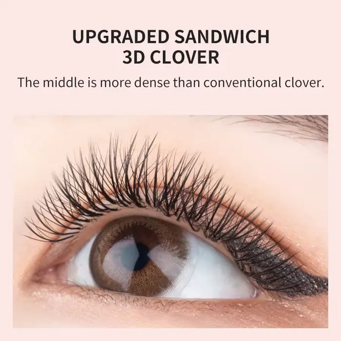 NATUHANA nové 3DW 3D Volume predpripravené mihalnice v tvare vejára W Štýl umelé visonové
