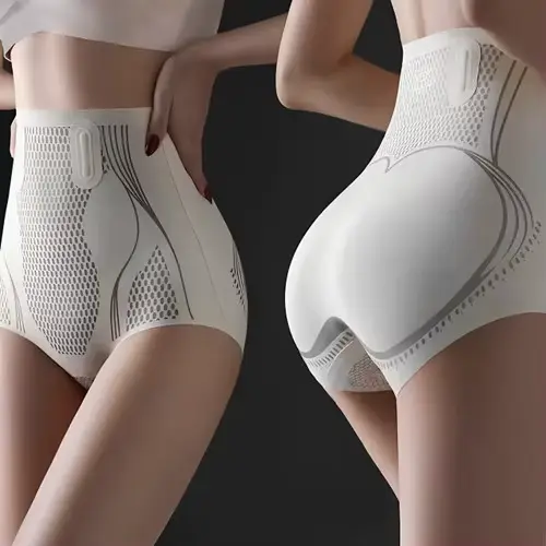 Culotte de contrôle moulante en polyester pour femmes, silhouette affinée, culotte de maintien sans couture, sous-vetements pour une apparence plus mince et élégante, occasions quotidiennes et spéciales