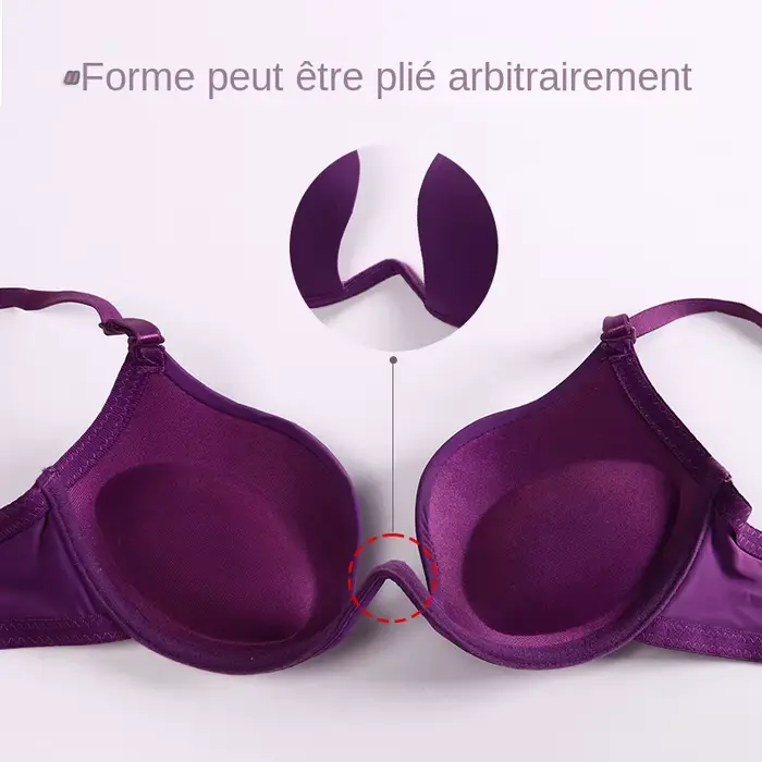 ECMLN-Push-up backless podprsenka v U pre ženy, sexy spodná bielizeň, dámske spodné prádlo, hlboký nízky strih, priedušná bralette