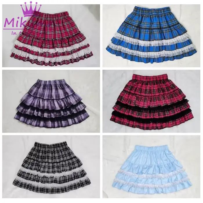 Mikumn-Jupes à carreaux pour filles punk, Harajuku Y2k, Kawaii, jupes pour femmes, gothique japonais