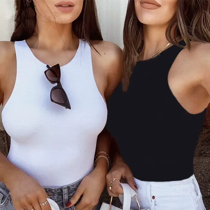 Sexy ženské body z elastanového polyesteru pre ženy, streetwear, príležitostné, letné, špeciálne príležitosti