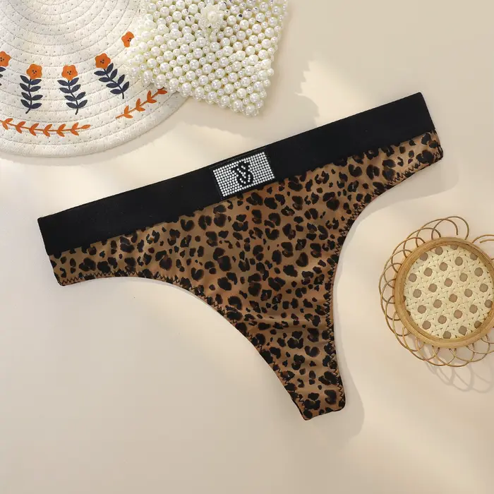 Lingerie sexy VS pour femmes, culottes sans couture en dentelle, tongs confortables et respirantes, 