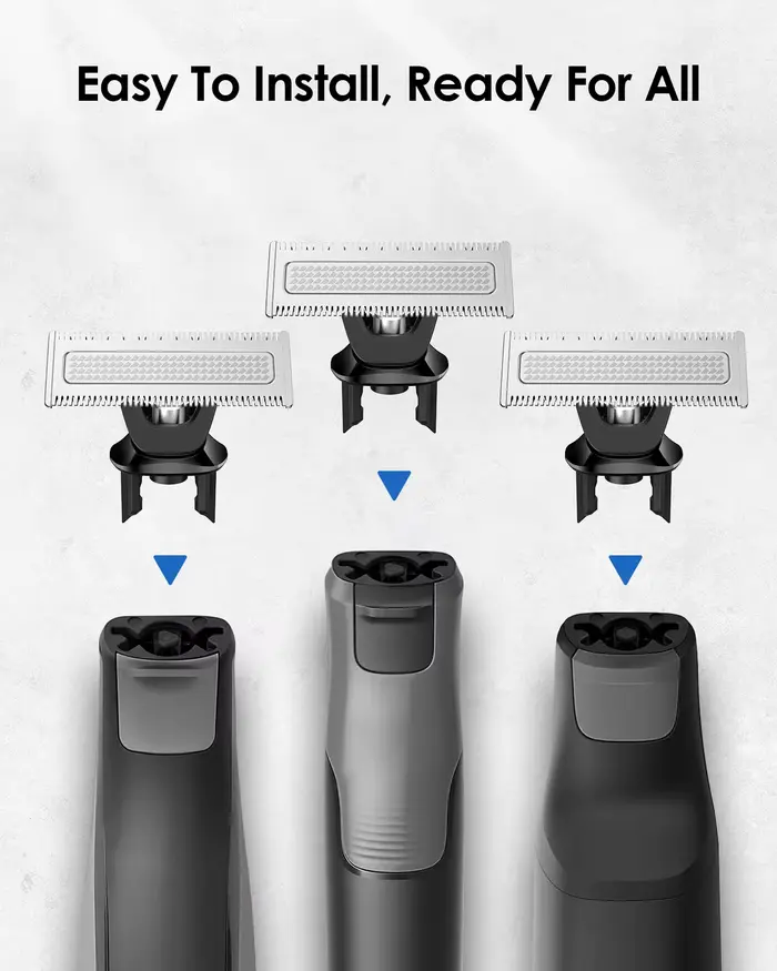 Náhradná čepeľ z nehrdzavejúcej ocele pre holiaci strojček Oneblade QP2630/QP2520/QP2530 s ochrannými krytkami