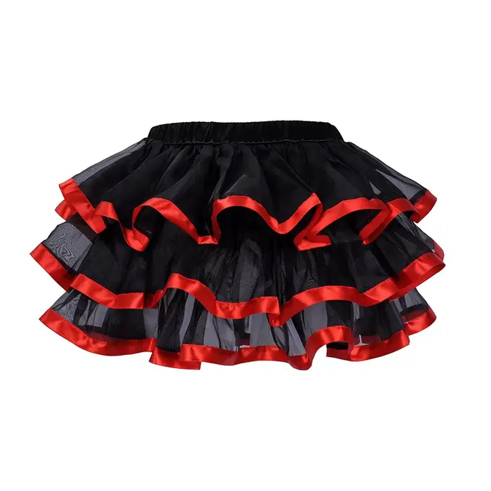 Mini jupe corset en dentelle pour femme, haut corset rouge, robe de danse sexy avec bretelles, costu