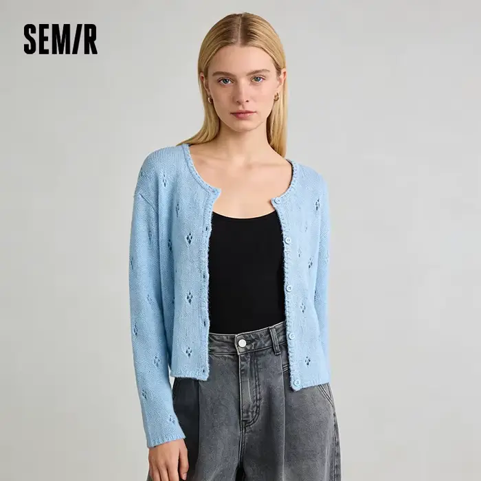 Červený kardigán pre ženy Semir