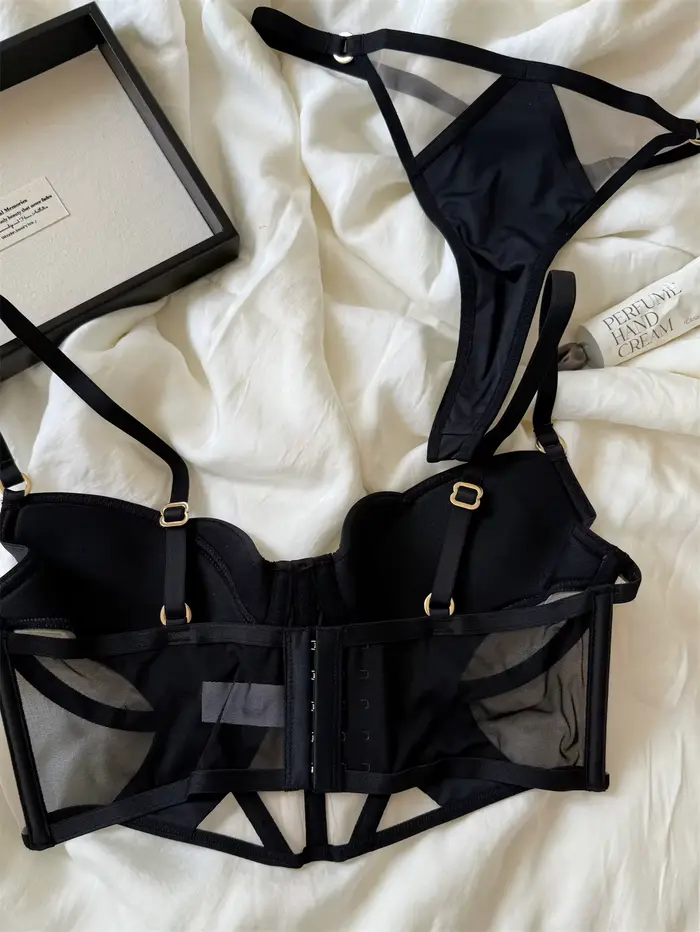Ensemble de lingerie féminine sexy avec soutien-gorge push-up et culotte en soie et élasthanne pour femmes grandes occasions spéciales