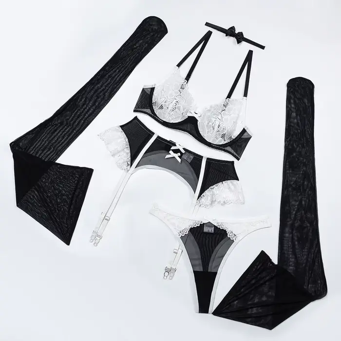 Ensembles de lingerie sexy pour femmes, olympiques de batterie, lingère, sous-vêtements pour femmes,