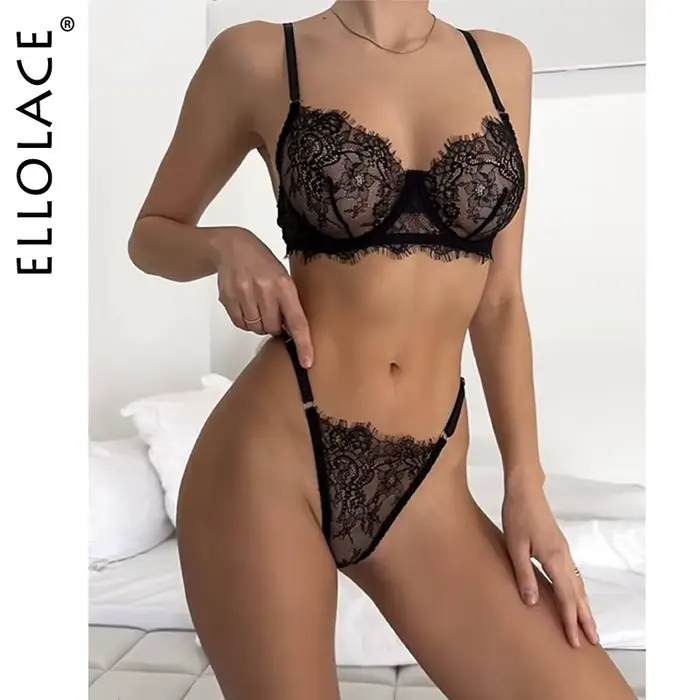 Ellolace Elegantné Lingerie Súpravy pre Ženy