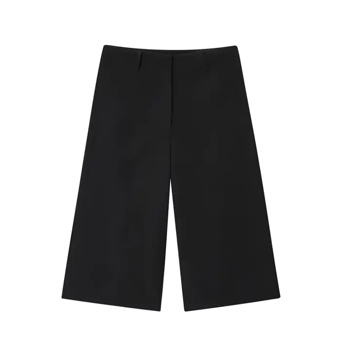 Short court noir pour femme, Simple, décontracté et à la mode, capacité de banlieue, personnalité po