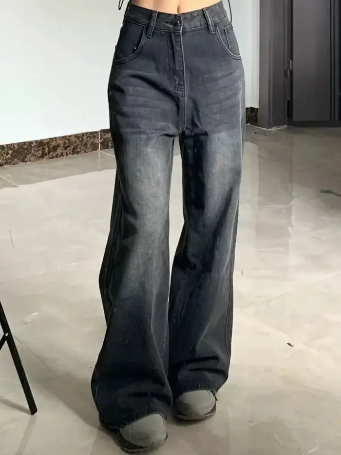 Džínsy na zoštíhlenie s vysokým pásom pre ženy