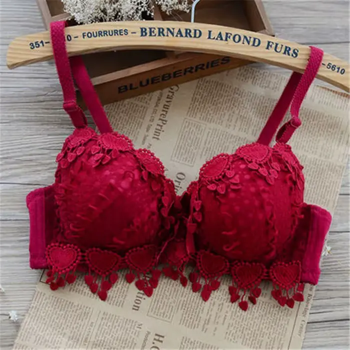 Dámske sexy podprsenka mäkké čipky nastaviteľné popruhy push up kostice podprsenka spodná bielizeň vysoké polstrované Ropa de Mujer Brazieres Para Mujer