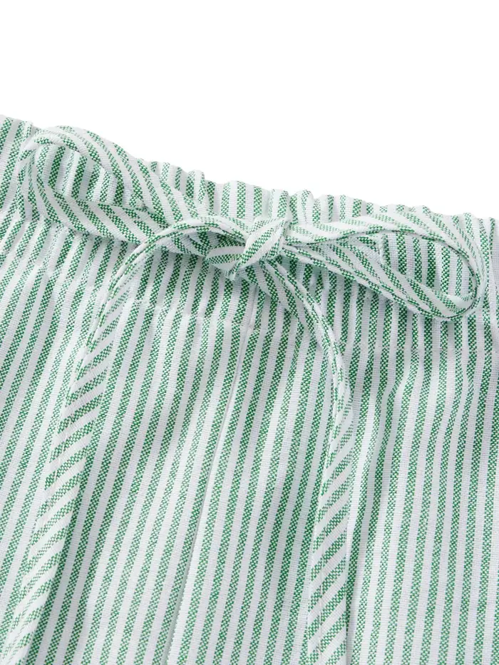 Short à rayures décontracté pour femmes, vêtements Y2K, proximité Wstring, taille élastique, coupe a