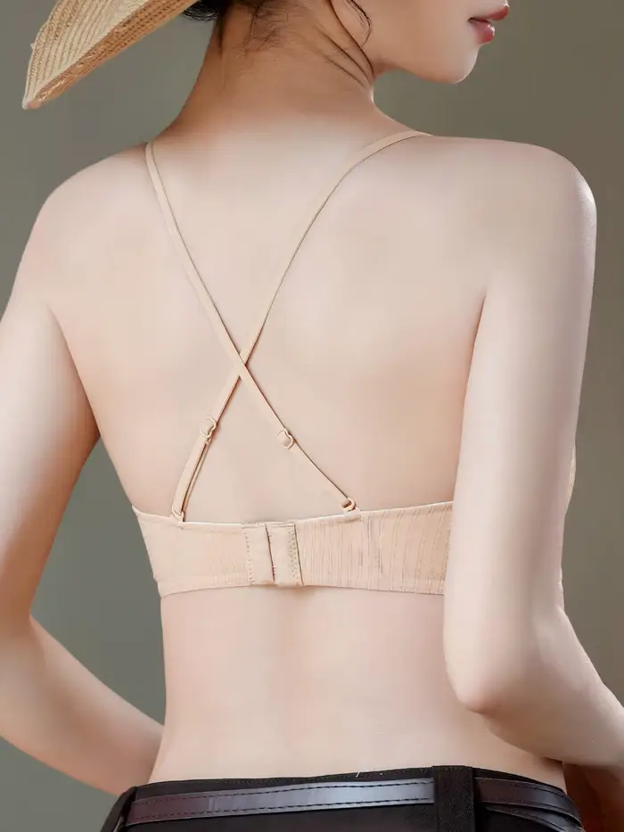 Anti-sagging bezšvíkové trojuholník podprsenka pre ženy bezdrôtové pohodlie perfektné fit po celý deň