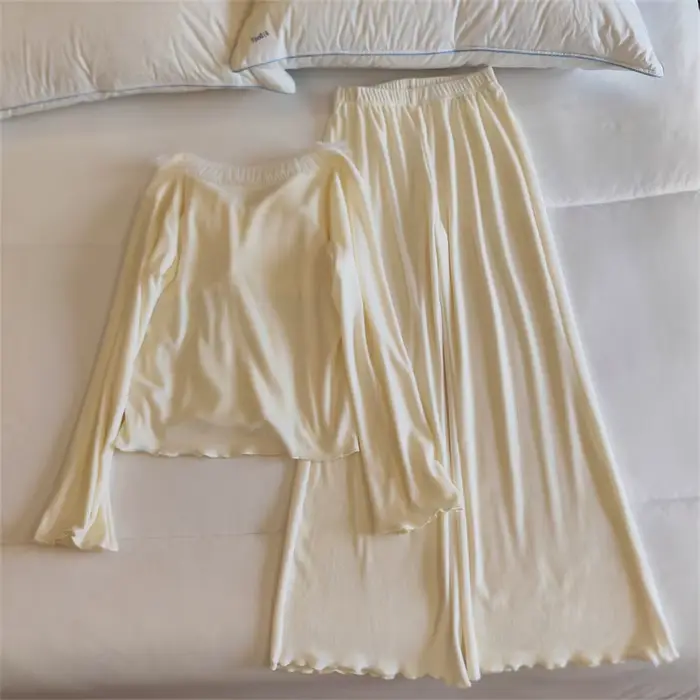 Dámske zimné pyžamo, zamat a Fleece Nightwear Set, hrubé a teplé, dámske domáce oblek, vankúš na hrudi, Top a nohavice