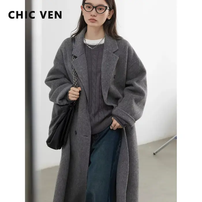CHIC VEN – Dámsky vlnený kabát