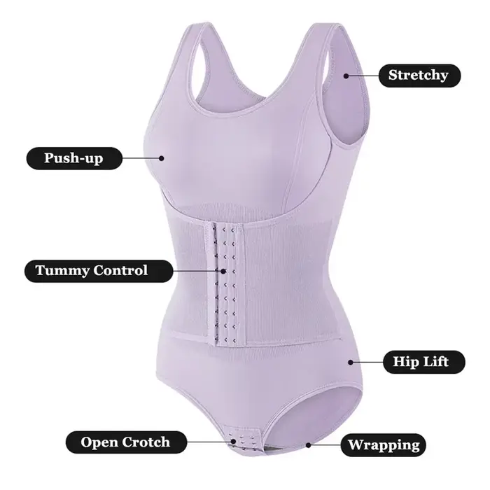 Nový tvarovací body na chudnutie pre ženy so zipsom a pásom
