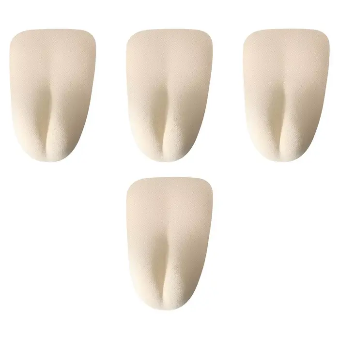 4x Cache-cameltoe réutilisable, couvre-cameltoe sans couture, cache-cameltoe pour leggings, culottes, maillots de bain, yoga, cosplay