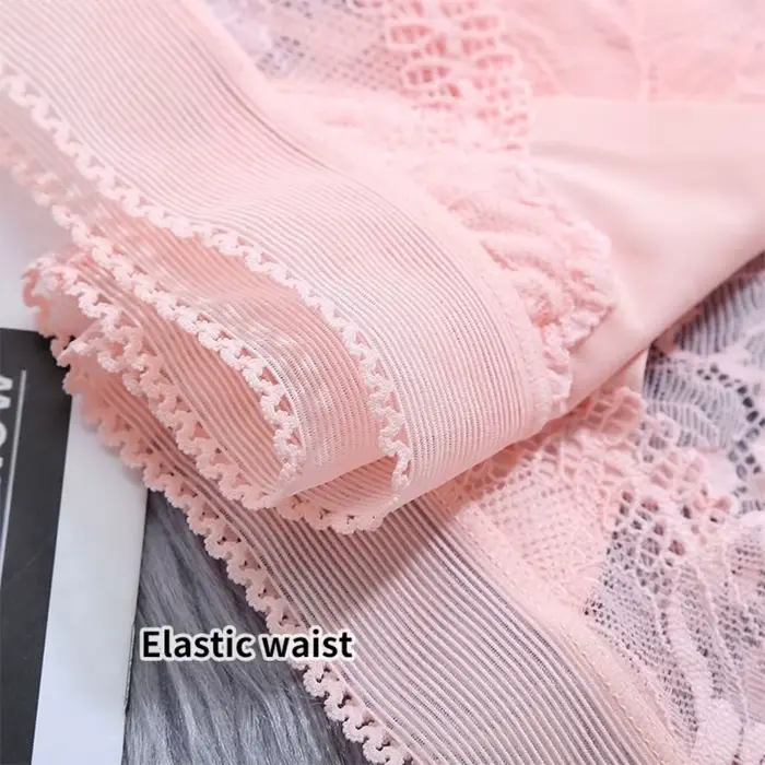 Čipkované sexy nohavičky bez švíkov Ice priesvitné nízke pásy pre ženy S-XL