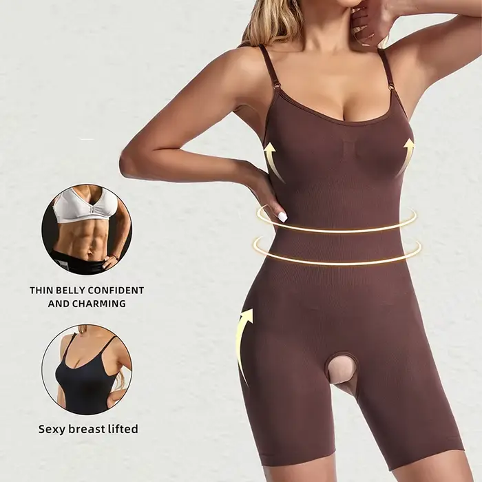 Bezšvíkové chudnutie outfit pre ženy telo celé zadku shapers korzet nylon elastan príležitostné slávnostné