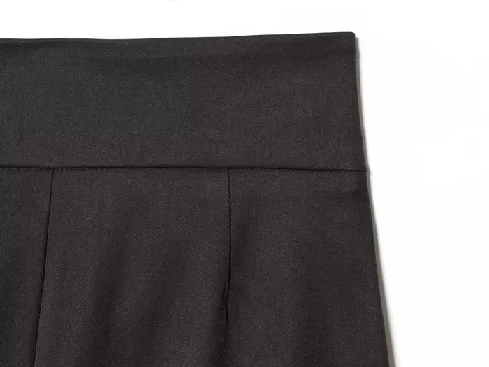 Pantalon palazzo plissé taille haute coupe ample ETJ 2026 pour femme, idéal pour le travail, les voy