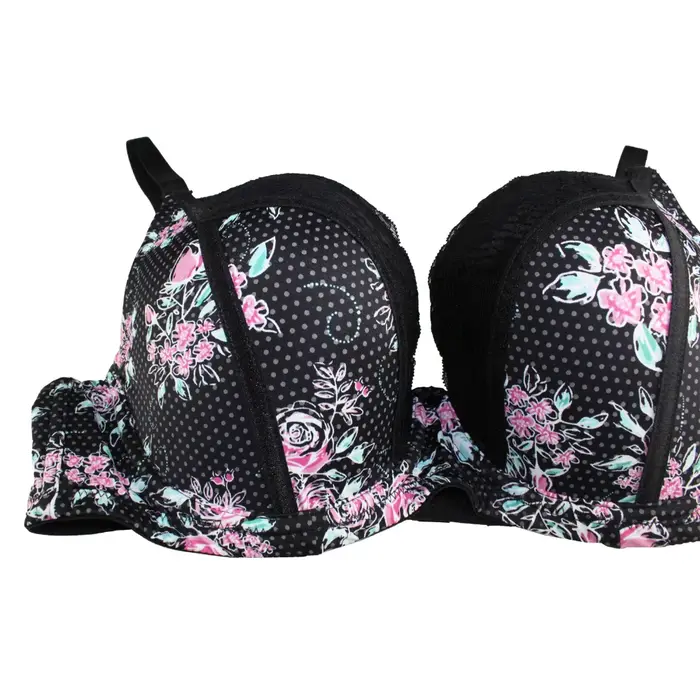 Push-up tlačené čipky drôtené podprsenky pre ženy veľké veľkosti špeciálne príležitosti romantické večerné obrady elegancia