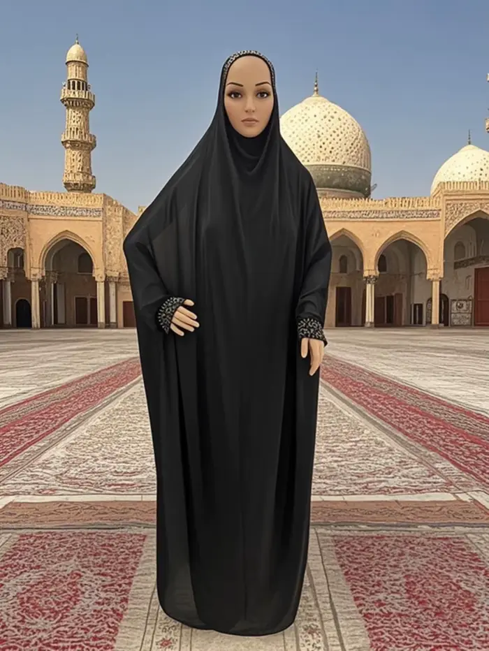 H098 taille libre Robe musulmane prier Khimar caftan Burqa Abaya Robe Hijab moyen-orient vêtements