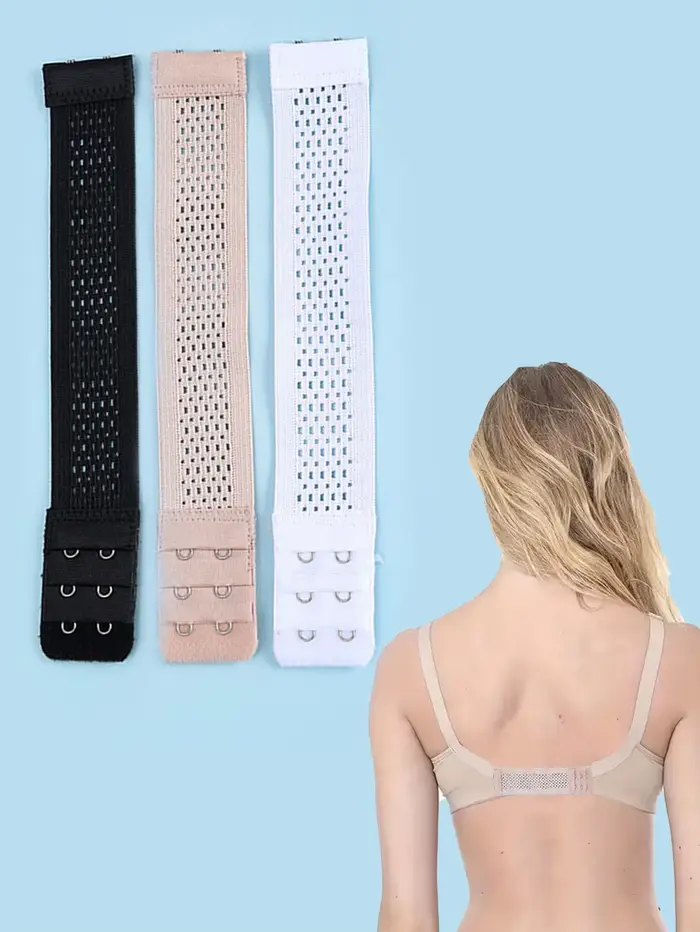 Nastaviteľné rozšírenia podprsenky z polyesteru pre ženy sada 3 rozšírenia 20 cm pre fit a pohodlie optimálne každodenné príležitosti a darčeky