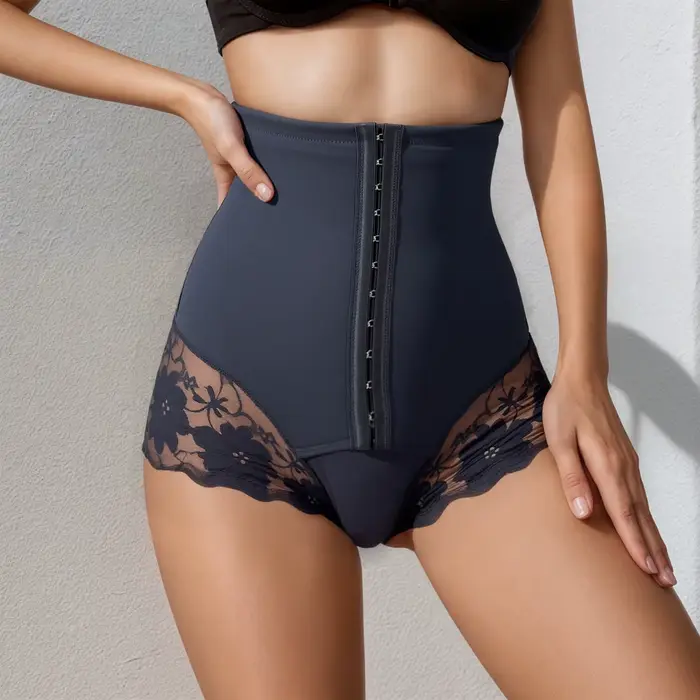 Dámske tvarovacie nohavičky telo letná priedušná sieťovina Sexy čipka vysoký pás spodná bielizeň ženy intímne 6168