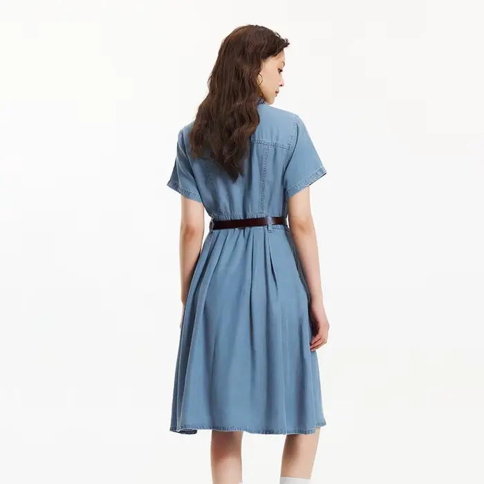 Pantalons plissés Semir en lyocell pour femmes élégants et confortables été 2025 occasions spéciales ```