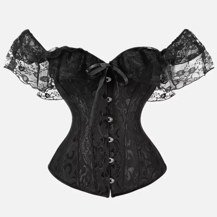 Čipkovaný korzetový top pre ženy Shapewear Fajas Formovač pásu Chudnutie Lingerie Blusy Body Shaper pre