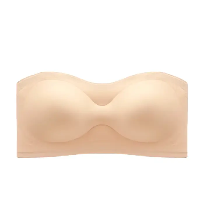 Soutien-gorge sans bretelles pour femmes, sous-vêtements sans couture, Push Up, sans fil, bustier tu