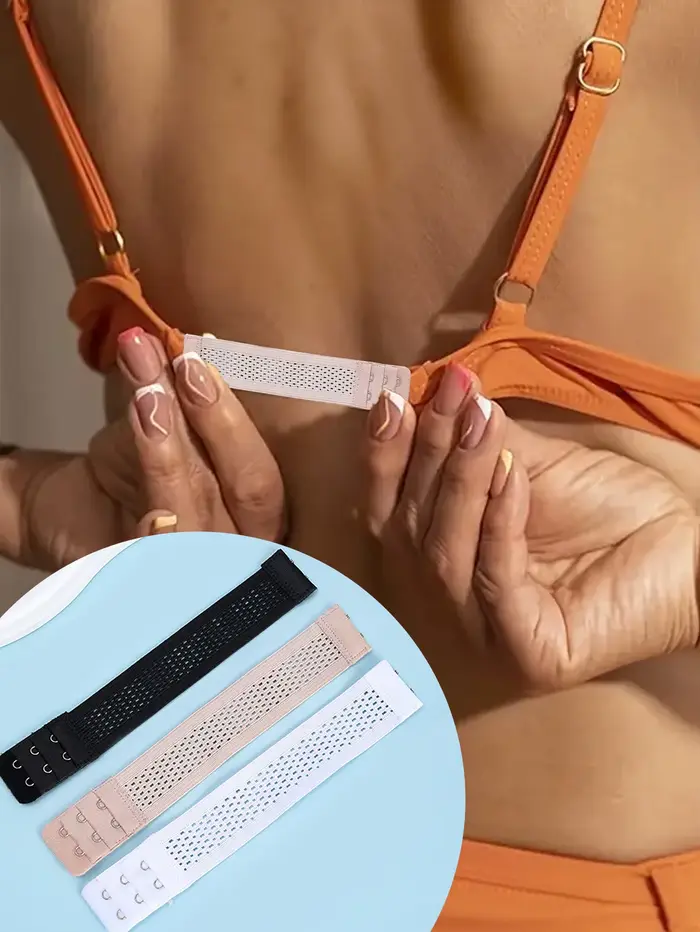 Nastaviteľné rozšírenia podprsenky z polyesteru pre ženy sada 3 rozšírenia 20 cm pre fit a pohodlie optimálne každodenné príležitosti a darčeky