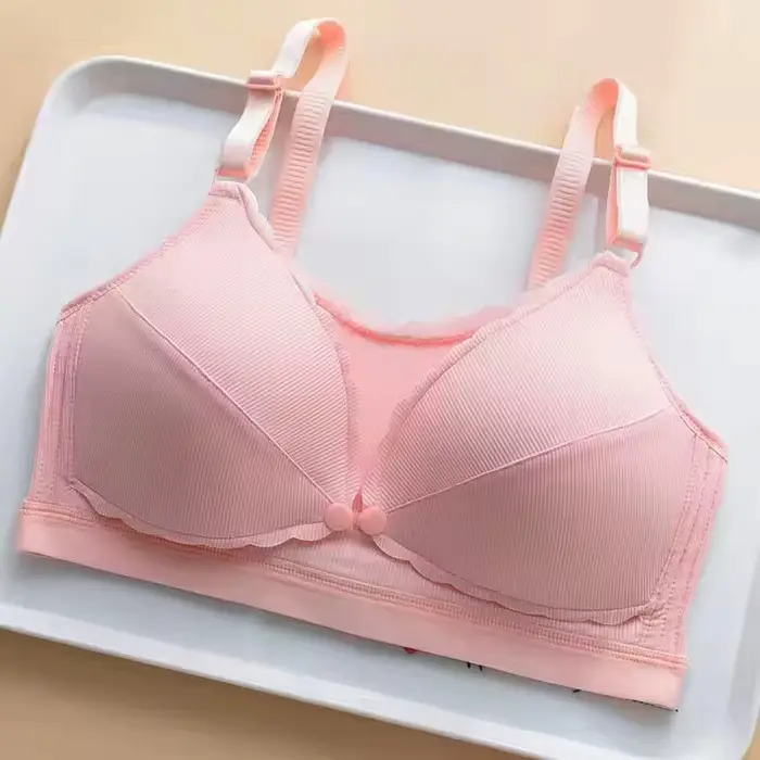 Soutien-gorge Push Up pour femmes, empêche l'affaissement, sans fil, coussinets respirants, sous-vêt