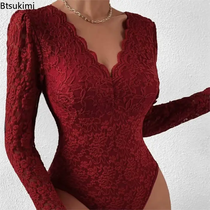 Dámske elegantné kvetinové čipky tvarovanie body Sexy vrúbkované Trim V krku chudnutie telo Shaper štíhly nočný klub strana trikot topy