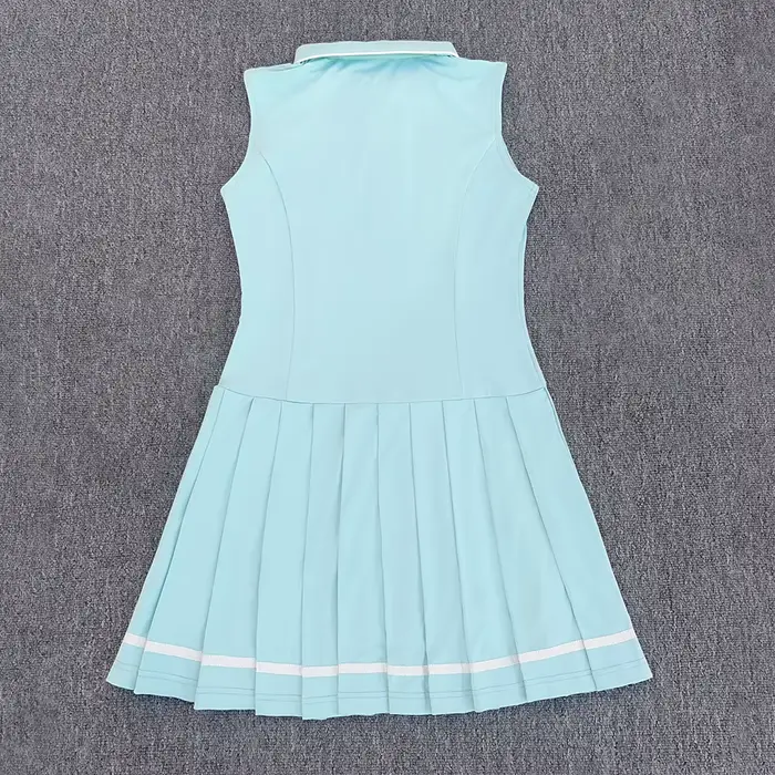 Golfové šaty bez rukávov pre dievčatá Junior štýl Športové antibakteriálne polyester pre jarné letné špeciálne príležitosti