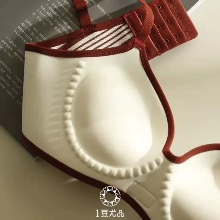 5cm push-up podprsenka pre malé prsia z pruhovanej bavlny bez výstuže pre ženy pohodlné a elegantné pre všetky príležitosti