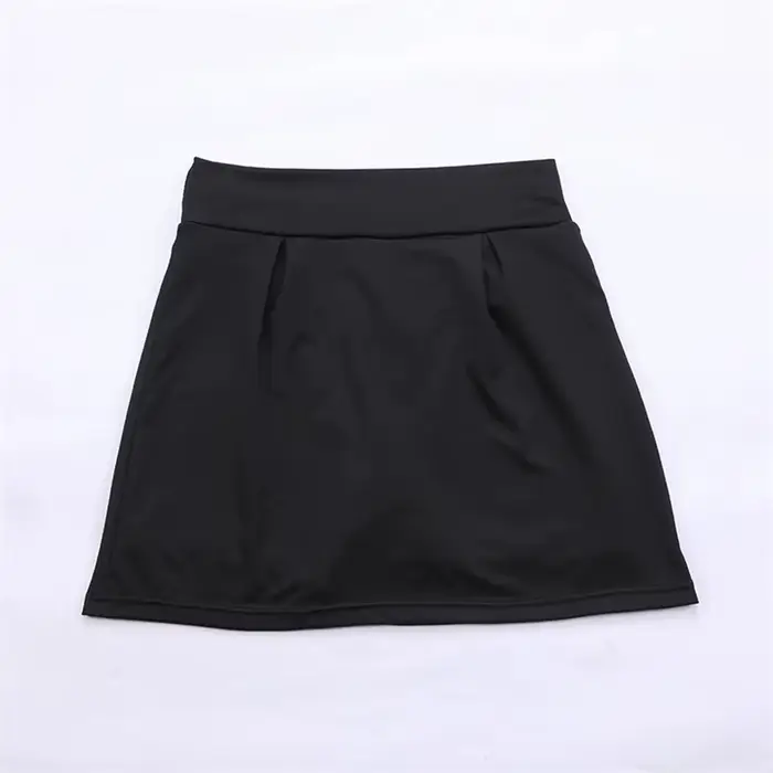 Été femmes Sprints Tennis danse Fitness jupes courtes séchage rapide solide femme doublure taille ha