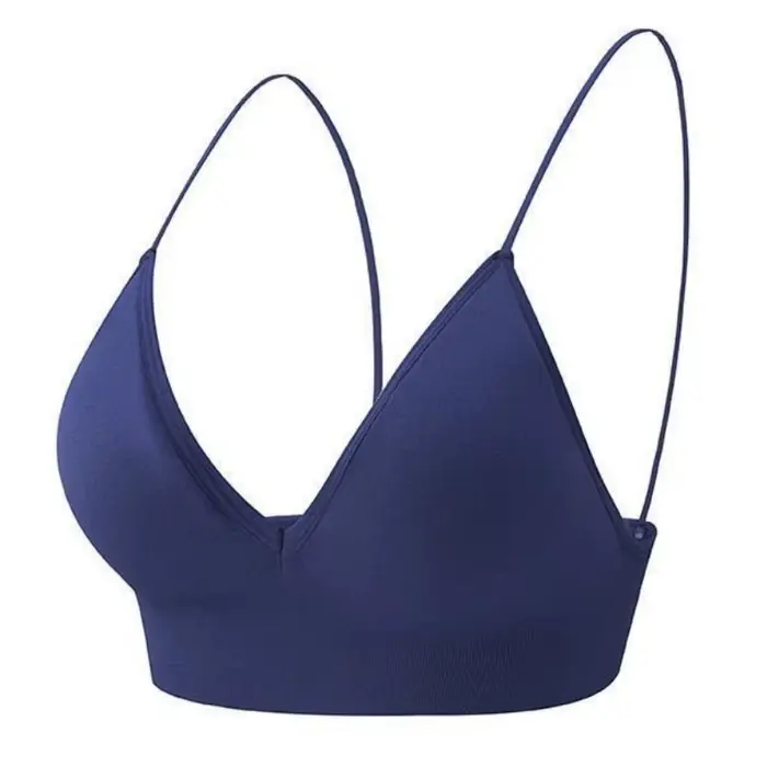 Bezšvová trojuholníková podprsenka 3/4 šálky krásy späť pre ženy fitness jóga elegantná bez nylonovej polyamidovej podšívky