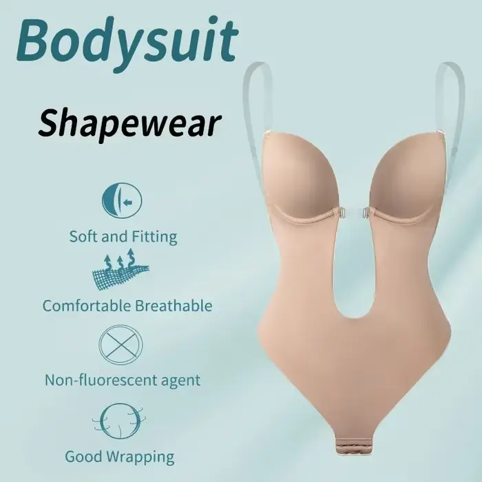 2025 femmes corps complet Shaper soutien-gorge dos nu Body string Invisible Shapers ventre contrôle Shapewear ceintures gaine minceur