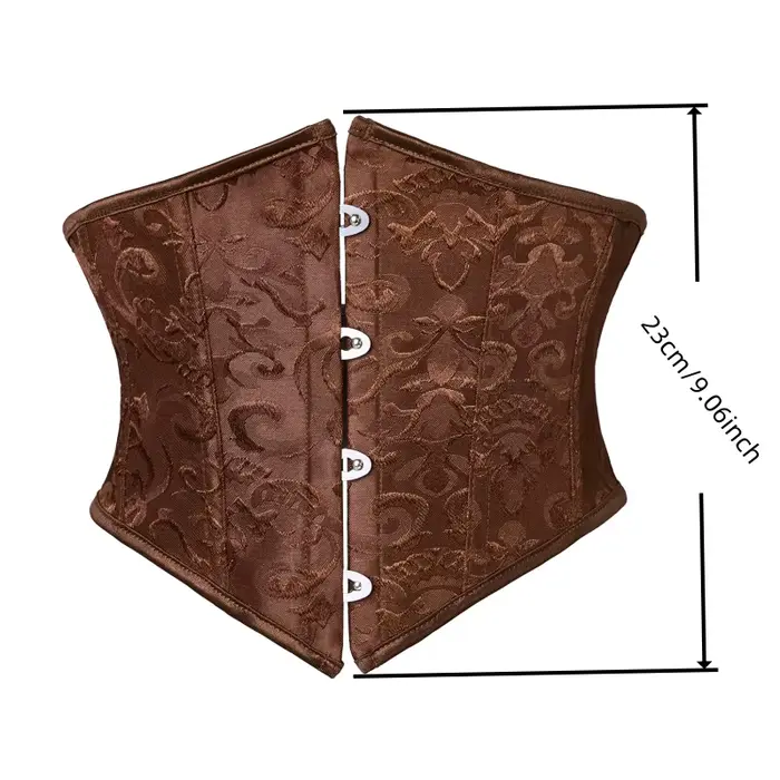 Corset tricoté en polyester et élasthanne pour femmes, style rétro, contrôle du ventre, correction de la posture, tous les jours