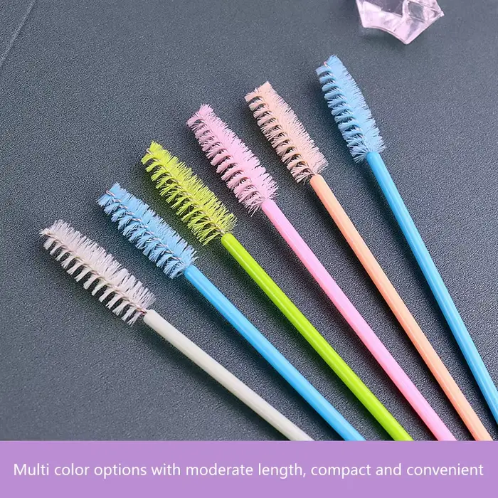 Brosses à cils, pinceaux de maquillage, baguettes de mascara, applicateur, Végét, cils, brosse cosmé