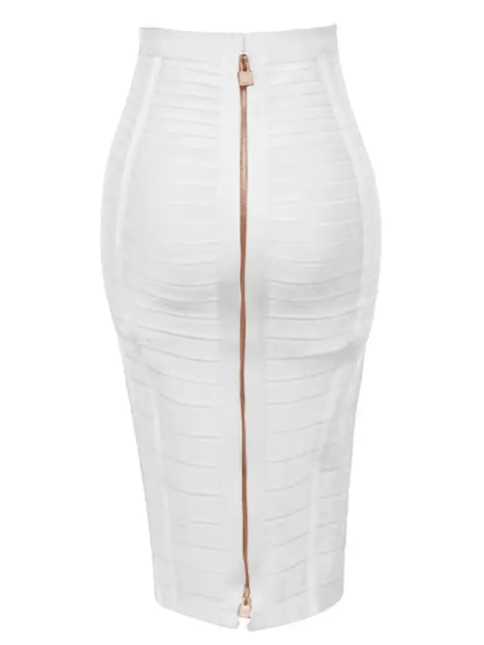 16 farieb Sexy pevný zips Oranžová modrá čierna červená ceruzková sukňa pre ženy elastická priliehavá leto XL XXL